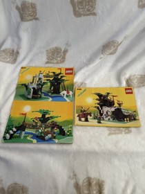 Vintage Lego Castle Forestmen 6066 6071 (near complete w manuals, see below)