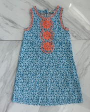 Mini Boden Floral Jumper Dress Size 9-10Y