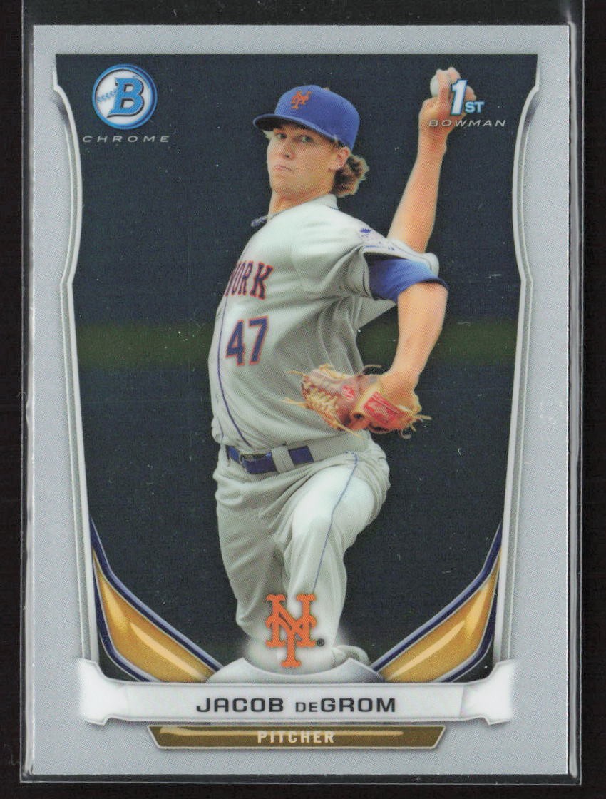 2014 Bowman #BCP73 Jacob deGrom Chrome Prospects