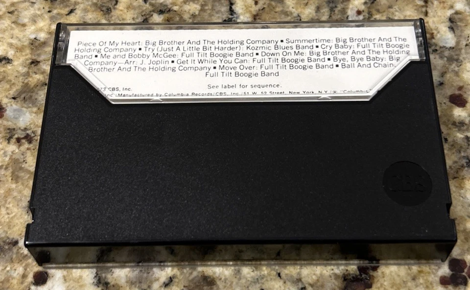 JANIS JOPLIN'S GREATEST HITS CASSETTE 1973 CBS COLUMBIA PCT-32168 Foto 3 de 4