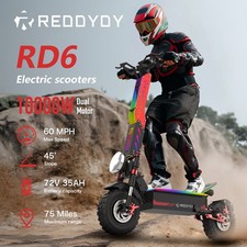 10000W Motor Electric Scooter Adult E-Scooter  Foldable 60MPH 72V35Ah    UL2272 