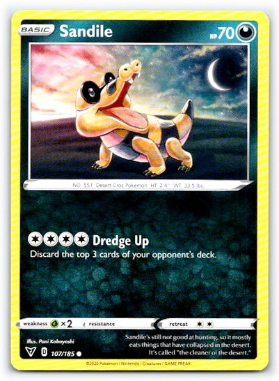 Sandile 107/185 ~ English Near Mint