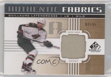 2011 SP Game Used Edition Authentic Fabrics 2/35 Guillaume Latendresse Patch 1fd