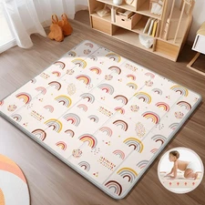 Foldable Baby Play Mat, Waterproof Playmats for Babies and Toddlers Kids, Saf...