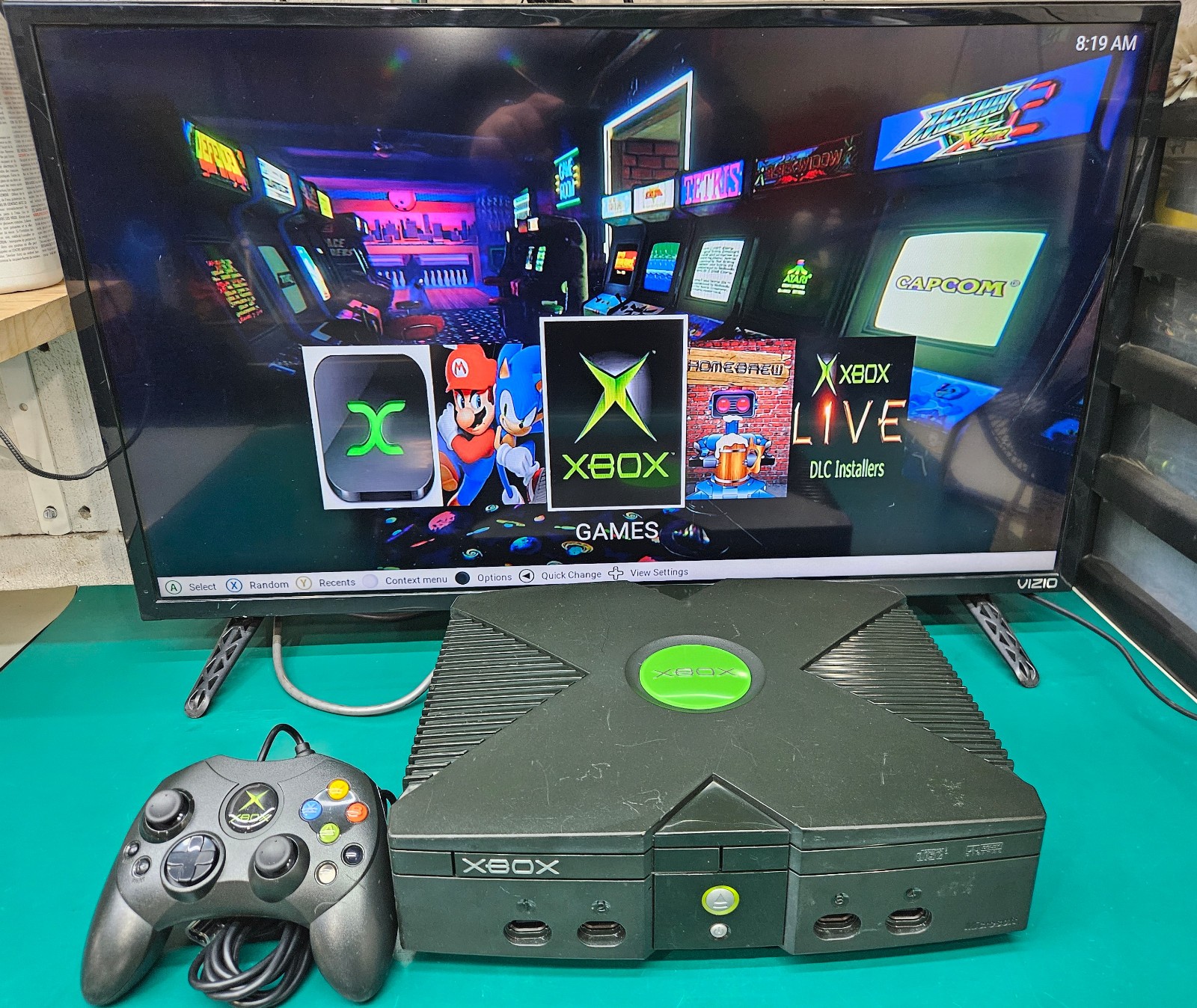 Original Xbox 4tb Hard Drive Upgraded Custom Console Bundle OG HDMI 3tb 2tb