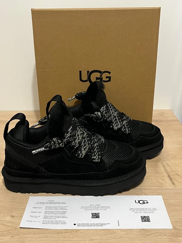 Ugg LOWMEL noire neuve jamais porté. Boîte d’origine. Disponible en 37,38,39. - Photo 1/4