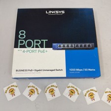 Linksys LGS108PV2 8-Port Buisness Desktop Gigabit PoE Switch