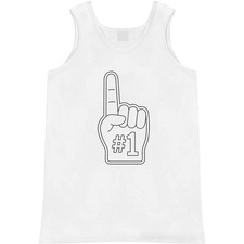 'Foam Finger Outline' Adult Vest / Tank Top AV063536 