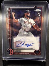 2025 Topps Chrome - Rookie Autographs Luis Guerrero #RA-LGU (AU, RC)