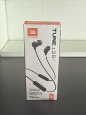 JBL Tune 135BT Bluetooth Wireless In-Ear Earbuds Built-In Mic Black