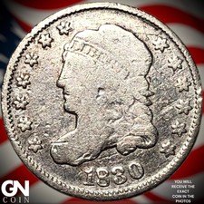 1830 Capped Bust Half Dime Z5580