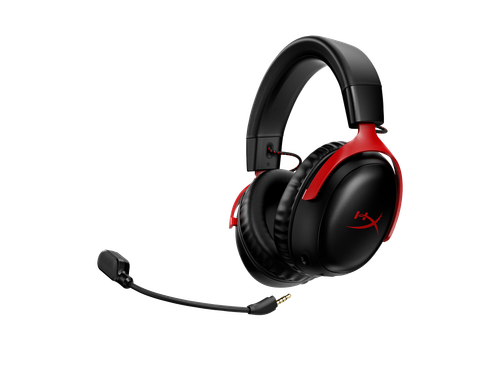 HyperX Cloud III sans fil - Casque gaming - Noir-Rouge - Photo 2/10