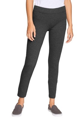 Eddie Bauer Damen Hose Jerseyhose Sporthose Skinny Freizeithose, Grau, 36