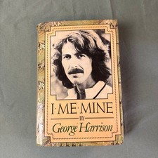 I Me Mine George Harrison 1980 Hardcover Beatles Autobiography first edition