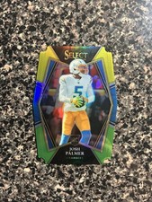 2021 Panini Select - Premier Level Josh Palmer #166 Green & Yellow Prizm Die-Cut