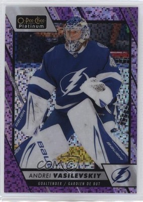 2023-24 O-Pee-Chee Platinum Violet Pixels 125/299 Andrei Vasilevskiy #173 05kf
