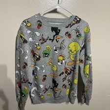 Vintage Looney Tunes Men  s Sweatshirt XL Unique 90s Bugs Bunny Y2K