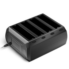 4-Slot Battery Charging Cradle Kit for Zebra TC51 TC52 TC56 TC57 TC510 Black