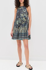 NWT Ulla Johnson Mari Floral Mini Dress in Portofino (Blue Multi) Size 2, 4 $420