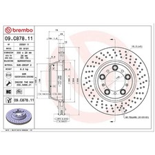 2x Bremsscheibe hinten für Porsche 911 991 992 996 997 | 26226130