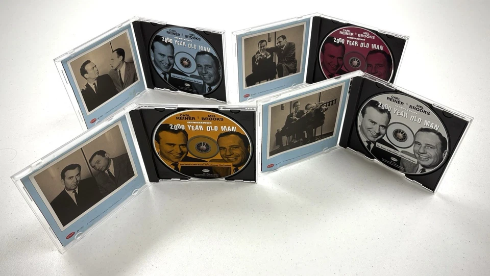 The Complete 2000 Year Old Man by Carl Reiner & Mel Brooks 4-Disc CD Set - Image 4 of 4