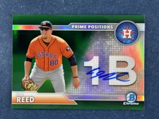 2016 Bowman Chrome Prime Positions Green A.J. Reed Autograph /99