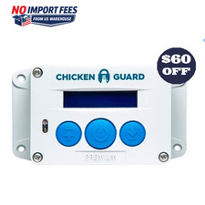 ChickenGuard Premium Automatic Chicken Coop Door Opener Timer Light Sensor NEW