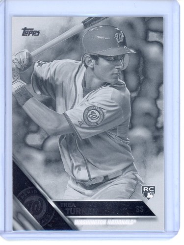 Trea Turner [Black] #103 2016 Topps card