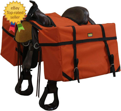 Saddle Panniers for Horses   Heavy-Duty Over-The-Saddle Packing Bags for Hunting