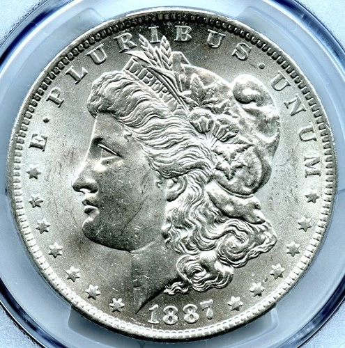 1887-O Morgan Dollar, PCGS Genuine Cleaned-UNC Detail