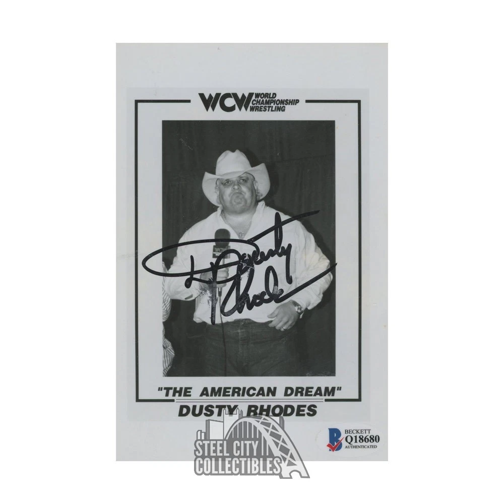 Dusty Rhodes Wrestling Original Autographed Items for sale | eBay