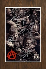 SONS OF ANARCHY Signed Movie Poster 11x17 with COA - Authentic Memorabilia