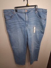 Terra And Sky Size 24W Core Straight Leg Denim Jeans NWT