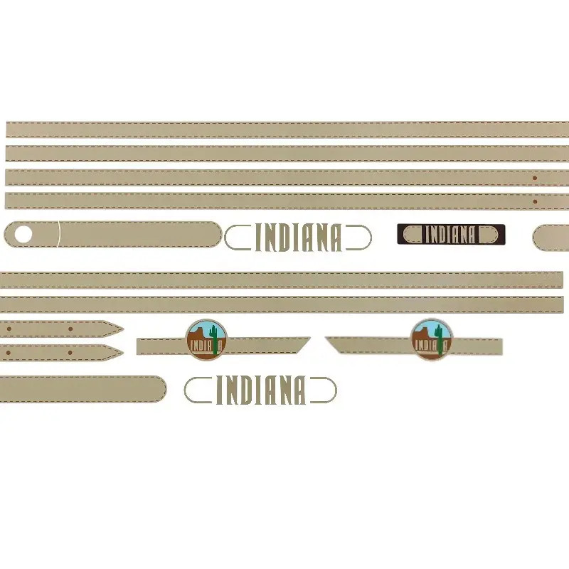 Stickers Peugeot 205 Indiana kit complet de qualité premium anti-UV