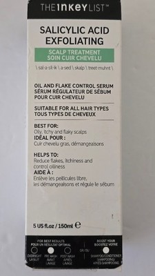 The Inkey List Salicylic Acid Exfoliating Scalp Treatment for Healthy Hair 5oz