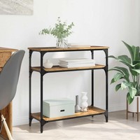 Konsolentisch Altholz 75 X 29 X 75 Cm Holzwerkstoff