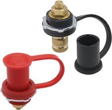 Vehicle Remote Battery Terminal Jump Start Charging Post 250A with Cover 2PCS fo