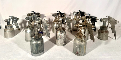 #ad #ad 10 Lot Vintage Paint Spray Guns Binks Devil Bliss Campbell Hausfeld... $174.00