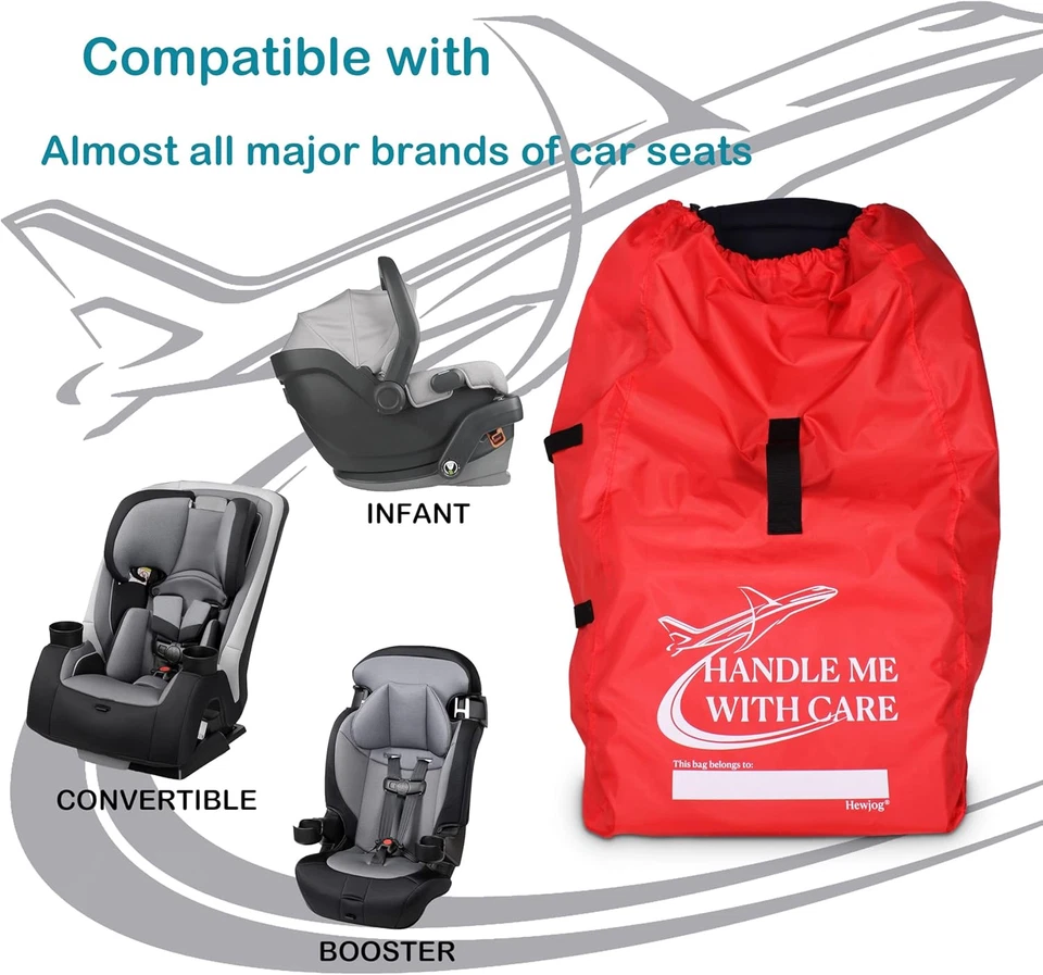 Bolsa de viaje de asiento de coche para avión, cubierta de asiento de coche para viaje aéreo para bebé Carrie Foto 2 de 4