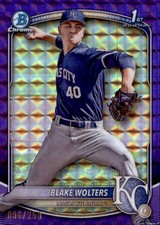 Blake Wolters 1st Bowman #BCP-76 #/250 Kansas City Royals