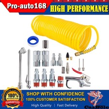 20  Air Compressor Accessory Kit 1/4" NPT Air Tool Kit 1/4"x 25Ft Air Hose Kits