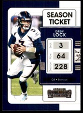 Drew Lock 2021 Panini Contenders #28 Broncos NFL READ FREE SHIPPING AutographDen