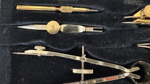 Vintage Drafting Compass Set, ECO BRA REFORM, R .VII, 13 Piece w/Case, Germany - Picture 5 of 20
