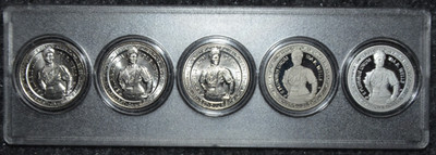 2025 P D S S S Complete 5-Coin Ida B. Wells American Women Quarter Set
