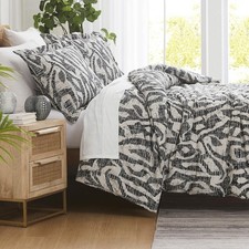 , Inc. Oversized Cal King Duvet Cover Set - Grey California Duvet Cover with ...