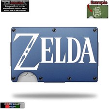 Custom ZELDA Laser Engraved Wallet - Pick A Wallet Color