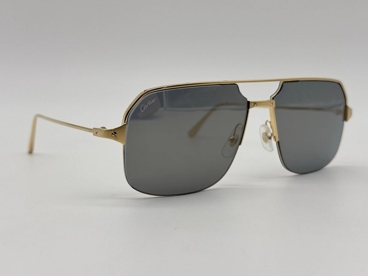 12-7-1 Cartier カルティエ ゴールド アビエーター サングラス Cartier Gold Aviator Sunglasses for Men for sale | eBay