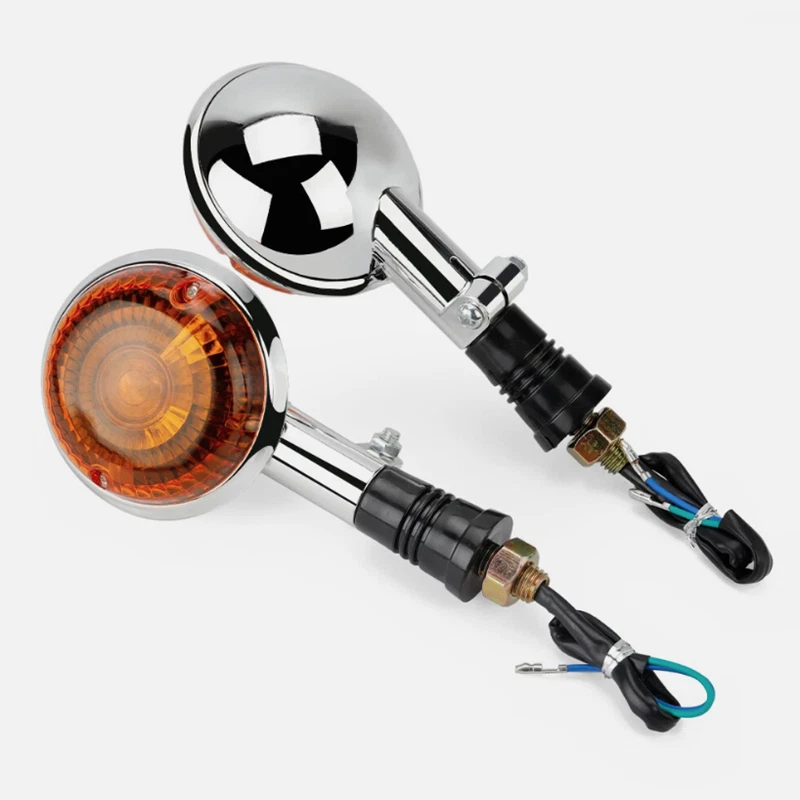 Indicador de luces de señal de giro para YAMAHA XV250/400/535/750/1100 Virago SR400 Foto 2 de 4