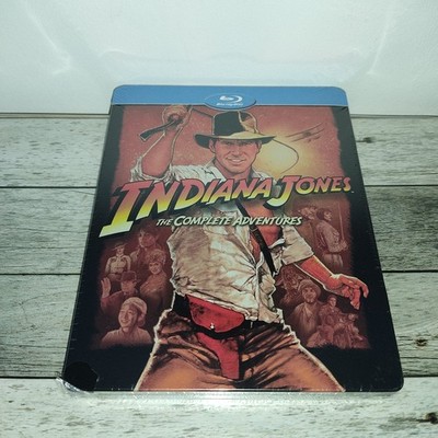 Indiana Jones: The Complete Adventures 1-4 STEELBOOK [Blu-ray] - NEU
