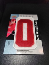 Bob Probert 2018-19 Upper Deck UD Chronology Letterman 